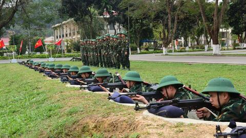 Chiến sĩ mới tháng đầu trong quân ngũ