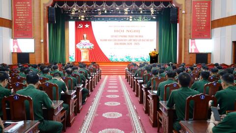 Sơ kết Phong trào thi đua “Ngành Hậu cần Quân đội làm theo lời Bác Hồ dạy”