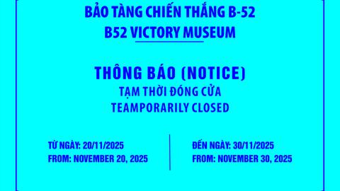 THÔNG BÁO TẠM THỜI ĐÓNG CỬA