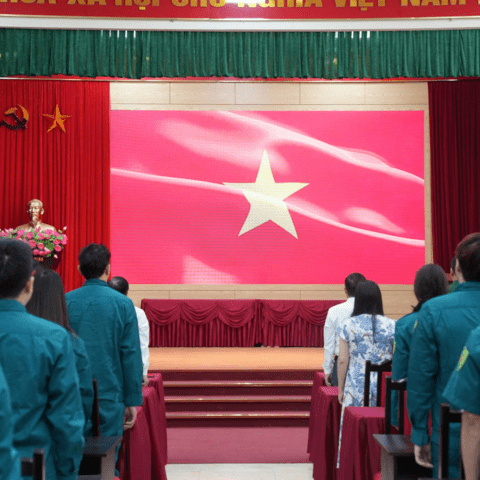 UBND xã Hưng Đạo công bố quyết định kết nạp dân quân năm thứ nhất năm 2026