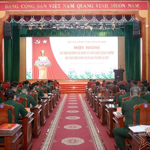 Rút kinh nghiệm hoạt động tổ chức quân sự địa phương khi thực hiện chính quyền địa phương 2 cấp