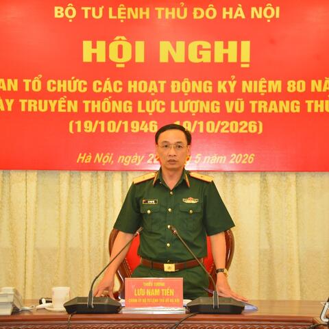 Chuẩn bị chu đáo cho Lễ kỷ niệm Ngày Truyền thống LLVT Thủ đô